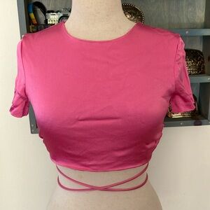 Zara Pink Crop Size M